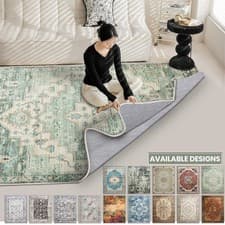 Image of Large Living Room Rugs Non Slip Area Rug Kitchen Floor Mats Hallway Runner Rug