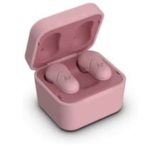 Image of KitSound Funk 35 True Wireless EarBuds with Portable Charging Case - Pink