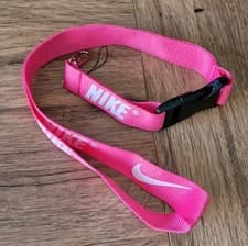 Image of Nike Lanyard ✅ Key ring key chain for ID Gift UK ✅ Pink