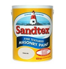 Image of Sandtex Masonry Paint 5L Fine Textured Quality Waterproof 15 Colours