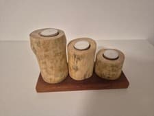Image of Driftwood tealight candle holder