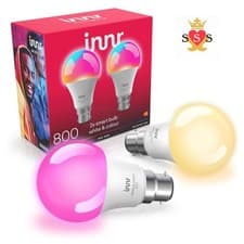 Image of Innr Zigbee B22 Smart Bulb, Works with Hue*, Alexa, SmartThings (Bridge 2PCS)