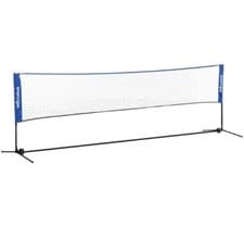 Image of SPORTNOW 4m Badminton Net Adjustable Sports Net for Tennis Volleyball Blue New