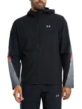Image of Under Armour Men's Velociti Storm Hooded Jacket, Black