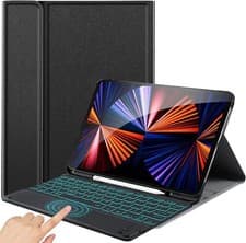 Image of Wireless Keyboard for iPad pro 12.9 inch(2021/2020) 7 Colors Backlit 8v3