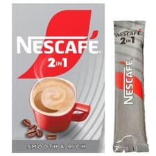Image of Nescafe Sachets 2 in 1 ORIGINAL Individual Instant Coffee Milk Cup Drink