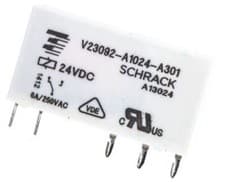 Image of 1 x 1 x TE Connectivity SPDT Non-Latching Relay PCB Mount, 24V dc Coil, 6 A