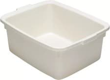 Image of Addis 502814 Plastic Butler Large Rectangular Bowl, Linen Cream, 12.5 Litre