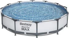 Image of Bestway Steel Pro Frame Swimming Pool with Pump - 12ft x 30" (3.66m x 0.76m)