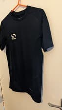Image of Men's Black Sondico Core Base Layer Training Top Short Sleeve Size M New No Tags