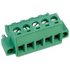 Image of Phoenix Contact MSTB 2,5/ 5-STF-5,08 5 Way Screw Plug Terminal Block 12A 5.08mm