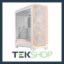 Image of Fractal Design Meshify 3 White Ambience Pro RGB Mid Tower PC Gaming Case