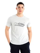 Image of NEW Icebreaker Men's Merino Tech Lite II Short Sleeve T-Shirt / Tee Alps 3D, XL