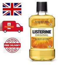 Image of 500ml LISTERINE Original Mouthwash Antiseptic Gum Problem Bad Breath Plaque