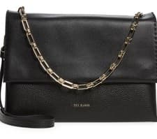 Image of Ted Baker London Diaana Bar Leather Shoulder Bag.