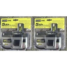 Image of 2X 18V 5.0Ah Genuine Lithium Battery For Ryobi P108 ONE+ Plus RB18L40 RB18L50