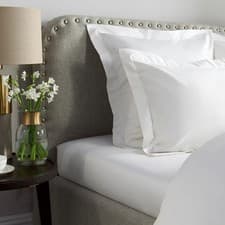 Image of Luxury 1000 Thread Count Fitted Sheet Bedding 100% Pure Sateen Cotton 30cm Deep