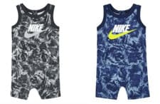 Image of Nike  Baby Romper set 0-12  Months  2pc Set Nike Graphic Tick Romer Vest Set