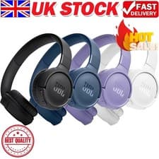 Image of JBL Tune 520 BT Wireless On-Ear Headphones with JBL Pure Bass Sound, Bluetooth
