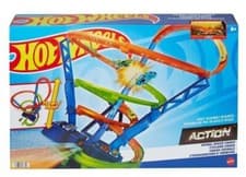 Image of Hot Wheels Action Spiral Speed Crash Playset