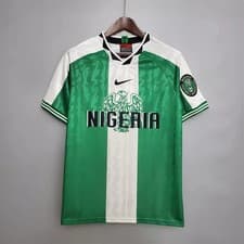 Image of Nigeria Remake 1996 Home / Away Football Shirt Jersey S,M,L, XL