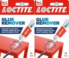 Image of 2 x Loctite Glue Remover 5g Removes Glue Stains Bonded Fingers Ink Sticky Labels