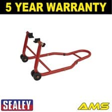 Image of Sealey Universal Rear Paddock Stand with Rubber Supports RPS2KD