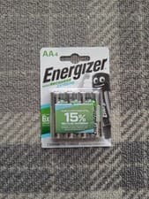 Image of Energizer E300849600 Extreme AA 2300mAh Rechargeable Batteries - Pack of 4