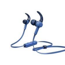 Image of Hama Bluetooth Wireless Connect headphones Navy Blue in-ear, ear-hook (UK) BNIB