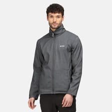 Image of Regatta Cera V Mens Wind Resistant Walking Hiking Fishing Softshell Jacket