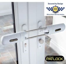 Image of PATLOCK Conservatory French Double Door Dead Lock Extra Security Device Safety