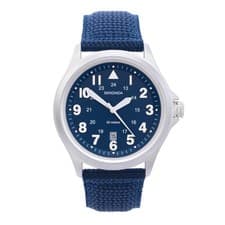 Image of Sekonda 42mm Altitude Navy Material Strap Mens Watch Model 1715