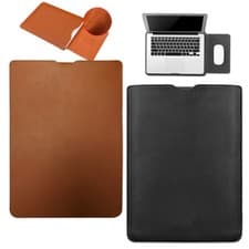Image of For Apple iPad/Macbook Air Pro -Leather Notebook Carrying Sleeve Case Cover Bag.