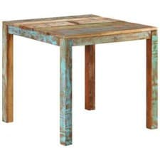 Image of Dining Table 82x80x76 cm Solid Reclaimed Wood vidaXL