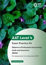 Image of AAT Audit and Assurance Exam Practice Kit by BPP Learning Media (Paperback Book)