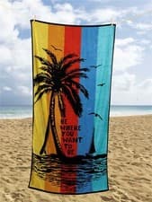 Image of Palm Tree Beach Towel 85x160cm