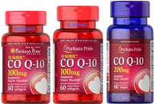 Image of Puritan's Pride Co Q-10 CoQ10 100mg/200mg/400mg Q-Sorb Rapid Release SoftGels