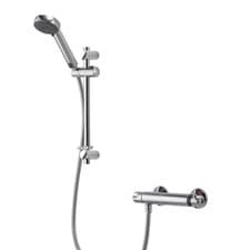 Image of Aqualisa Midas 100 Mixer - Thermostatic Bar, Chrome, 90mm SafeTouch