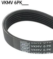 Image of Multi-ribbed V-belt VKMV 6PK1744 SKF for PEUGEOT VOLVO LAND ROVER CITROËN FORD