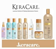 Image of KeraCare products for textured hair/ Relaxed hair/ Damaged hair  full Range