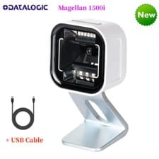 Image of Datalogic Magellan 1500i MG1502 2D Presentation Barcode Scanner With USB Cable
