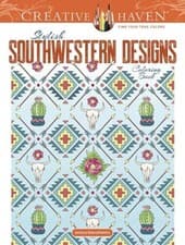 Image of Creative Haven Stylish Southwestern Designs Coloring Book by Jessica Mazurkiewi