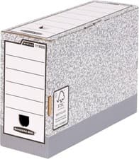 Image of Fellowes Bankers Box Transfer File 120mm Foolscap Green (Pack of 10) 1180501