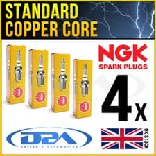 Image of 4x NGK BR10ES 4832 Standard Spark Plugs