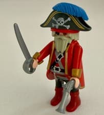Image of Playmobil Series 20 Pirate Captain Figure