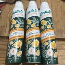 Image of Batiste Naturally Green Tea & Chamomile Dry Shampoo 200mlx3