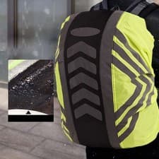Image of Backpack Rain Cover Reflective Non-Slip Portable Waterproof Protective Backpack