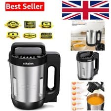 Image of 1.2L Electric Soup Maker - Stainless Steel Design with Intelligent Control