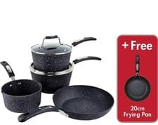 Image of SCOVILLE NEVERSTICK 5 PIECE COOKWARE SET RRP £65 ‼️LIMITED QUANTITY‼️