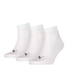 Image of PUMA Quarter Socks Unisex Adults Cotton Ankle Trainer Sport Sock (3 PAIRS)